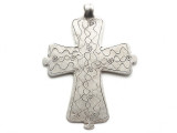 Old Coptic Cross Pendant - 62mm (CCP763)