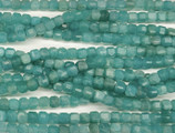 Amazonite Cube Gemstone Beads 4mm (GS6023)