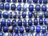 Lapis Lazuli Irregular Rondelle Gemstone Beads 7-8mm (GS5436)