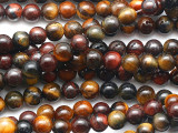 Mixed Tiger Eye Round Gemstone Beads 4-5mm (GS5442)