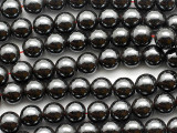 Hematite Round Gemstone Beads 6mm (GS5490)