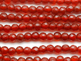 Carnelian Faceted Round Gemstone Beads 4mm (GS5508)