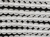 Matte Quartz Round Gemstone Beads 4mm (GS5521)