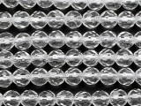 Quartz Faceted Round Gemstone Beads 4mm (GS5523)