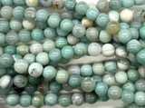 Blue Opal Round Gemstone Beads 6mm (GS6041)