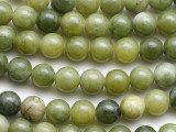 Green Jade Round Gemstone Beads 6mm (GS5529)