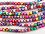 Round Polymer Clay Beads 6mm (PC16)