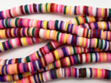Disc Polymer Clay Beads 6mm (PC20)
