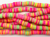 Disc Polymer Clay Beads 6mm (PC22)