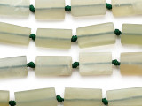 Carved Jade Afghan Tabular Beads 13-25mm (AF2226)