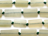 Carved Jade Afghan Tabular Beads 11-24mm (AF2227)