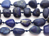 Lapis Lazuli Afghan Nugget Beads 14-21mm (AF2234)