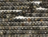 Labradorite Faceted Rondelle Gemstone Beads 5mm (GS6012)
