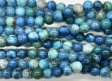 Chrysocolla Round Gemstone Beads 8mm (GS6025)
