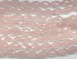 Rose Quartz Faceted Teardrop Gemstone Beads 10mm (GS6032)