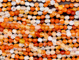 Carnelian Agate Pebble Gemstone Beads 6mm (GS6060)