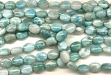 Larimar Oval Tabular Gemstone Beads 9mm (GS6072)