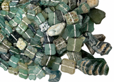 Roman Glass Tabular Beads w/Pendant (AF1949)