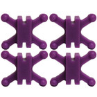 BowJax Revelation Split Limb Dampener fits 11/16in gap  purple
