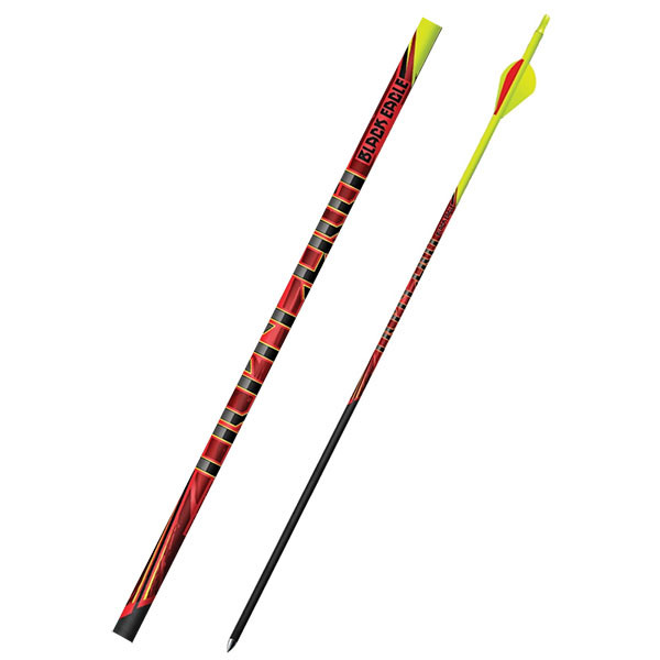 Black Eagle OutlawFeather Fletched Arrows 600 .005 6 Pack