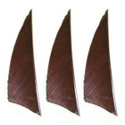 Muddy Buck Gear 2" RW Shield Cut Feathers - 100 Pack (Brown)