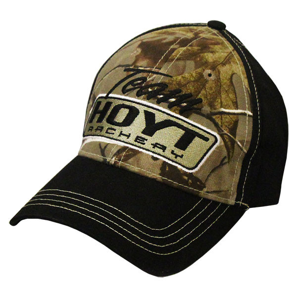 Hoyt Archery Camo/Black Hat - Youth - Bowhunters Supply Store