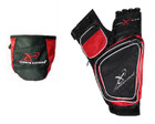 Carbon Express - Target Quiver & Release Pouch Combo - Red/Black - RH