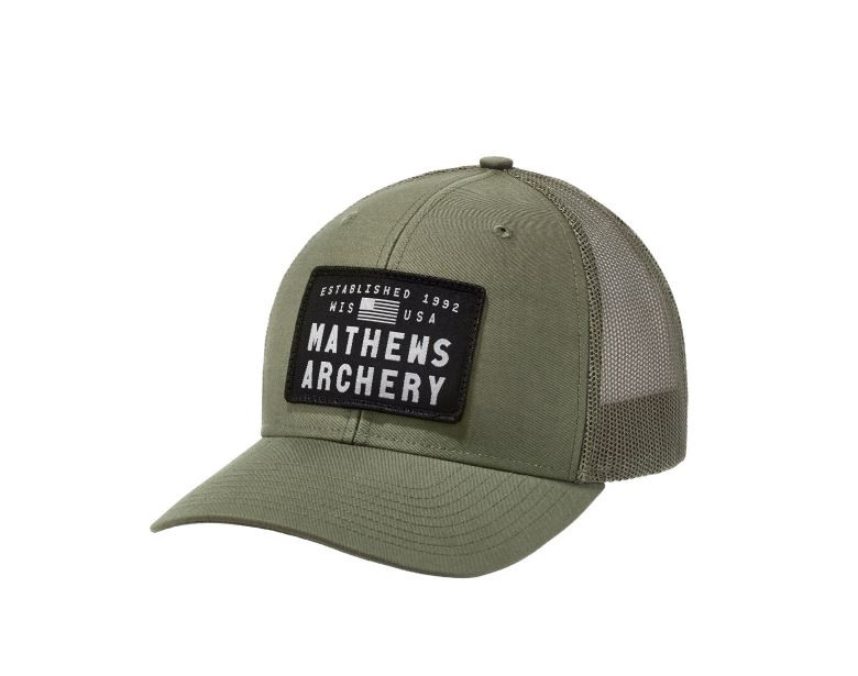 mathews trucker hat
