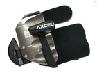 Axcel Contour Pro Finger Tab - Brady Ellison Signature Series - Left Hand - Medium - QuickSilver Brass