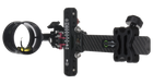 Axcel LANDSLYDE Carbon Pro Slider Sight  w/AV-31 Scope - Single Pin - .010 Red Fiber - Black