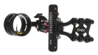 Axcel - LANDSLYDE Slider Sight - Non-Dampened - w/AV-31 Scope - Single Pin - .010 Green Fiber - Black