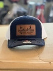 Bowhunters Supply Store - Leather Logo Hat - Blue/White