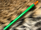 Onestringer -  Standard Arrow Wraps - Solid Fluorescent Green - Numbered - 12 Pk