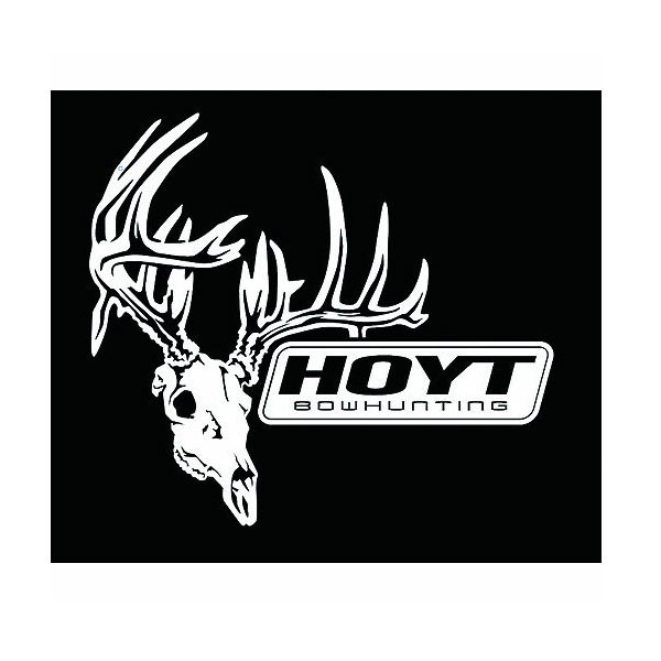Hoyt Skull Bowhunting Decal Auto