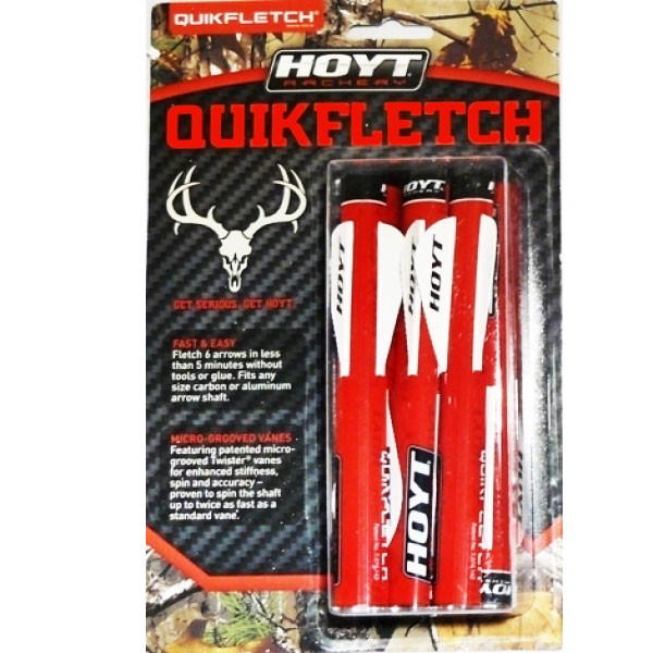 New Archery Products NAP Quikfletch 2 Twister USA 6 Pack W/W/W