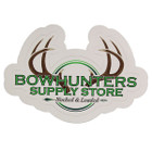 Bowhunters Supply Store 4 x 2.25 Decal w/Brown Antlers
