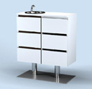 9212 Spa Drawers on Stand with Sink