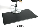 IC Urethane 3050S 3' x 5' Rectangle Salon Mat with Chair Depression