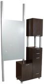 Collins 940-48 Amati Bi-Level Tall Styling Station Vanity