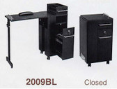 Pibbs 2009BL Folding Manicure Station in Black