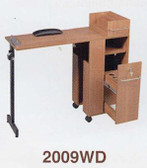 Pibbs 2009WD Folding Manicure Station in Wood