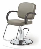 Pibbs 3606 Messina Styling Chair with Round Base