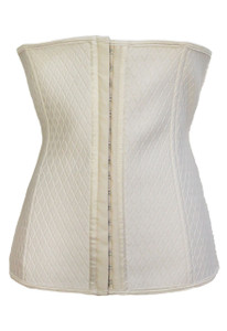 Plus Size Apricot Grid Underbust Corset