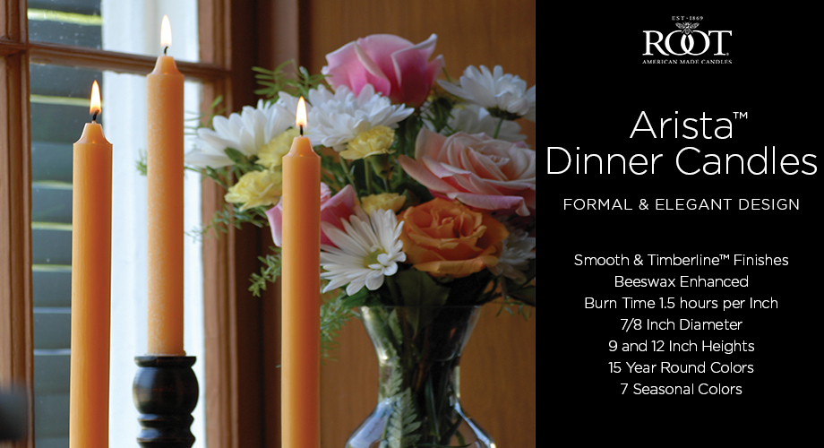 9 Inch Timberline™ Arista™ Box of 12 Dinner Candles