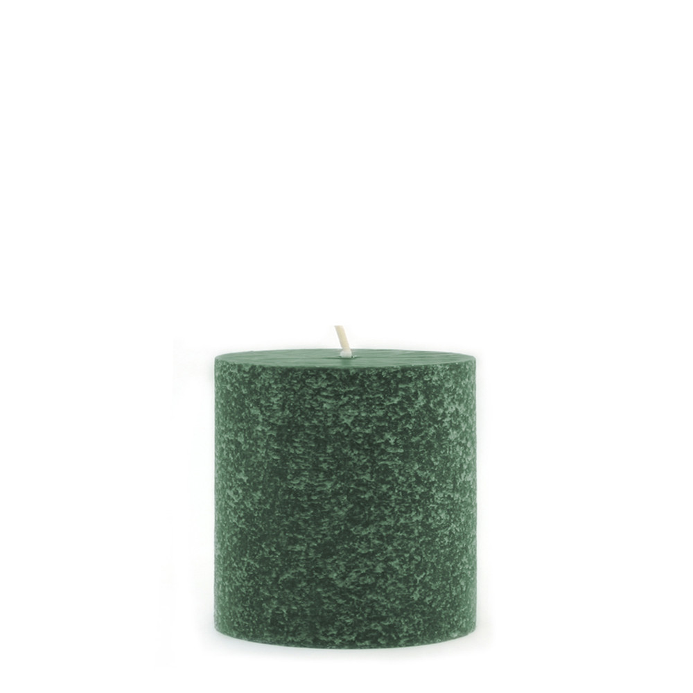 Timberline™ Pillar 3 X 3 Unscented Dark Green - Root Candles USA