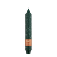 9" Timberline™ Collenette Dark Green Single Candle