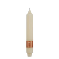 9" Grecian Collenette Ivory Single Candle