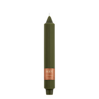 9" Grecian Collenette Dark Olive Single Candle