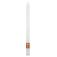 12" Timberline™ Arista™ White Single Candle