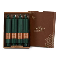 7" Grecian Collenette Dark Green Box of 4 Candles